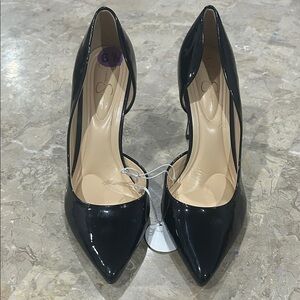 Jessica Simpson Black Patent Heels